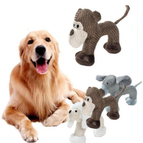 Squeaky Chew Toy – Bite-Resistant & Interactive for Small & Large Dogs