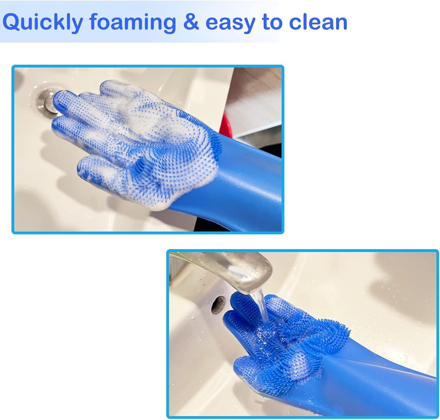 Pet Grooming Gloves – Deshedding & Bathing Mitt for Dogs & Cats